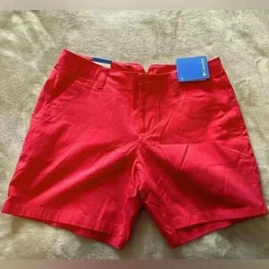 Columbia Kenzie Cove Short Everyday Chinos Casual Active In Coral Size 6 Women’s